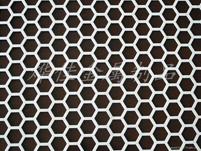 六角孔钢铝金属板网图片3